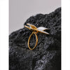 Exquisite White Flower Fashion Chic Adjustable Ring