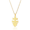 Collier ras du cou avec breloque crucifix pour rappeur