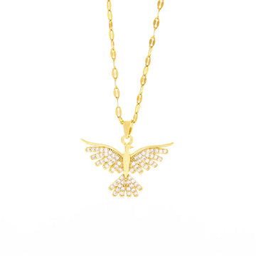 Vintage Phoenix Pendant Necklace