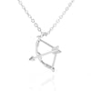 Bow & Arrow Pendant Necklace