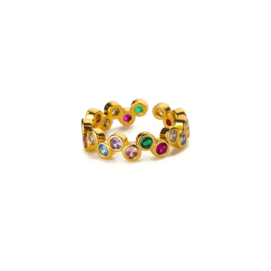 Colorful Small Round Ring