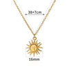 Creative Vintage Sun Pendant Necklace