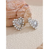 Heart Imitation Pearls Fashion Lover Earring