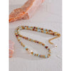 Trendy Natural Stone Freshwater Pearl Collar Necklace