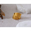 Attractive Gold Wide Ring