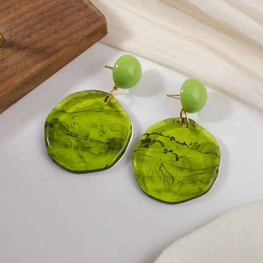 Personality Irregular Acrylic Exaggerated Earring