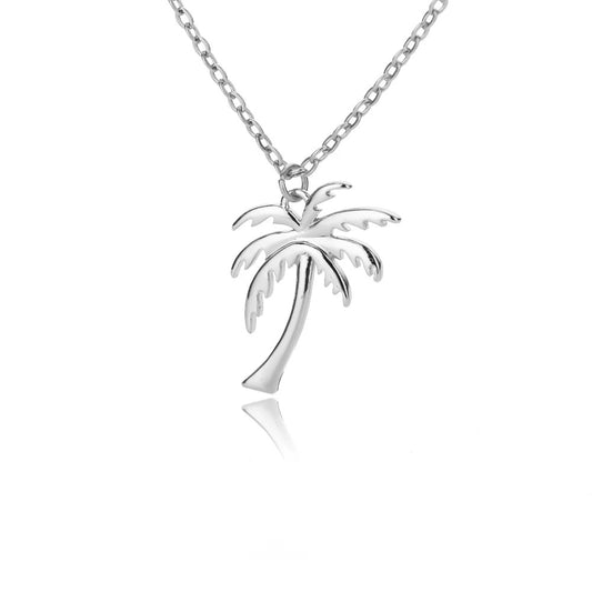 Dainty Coconut Tree Necklace