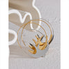 New Swallow Bird Thin Hoop Earring