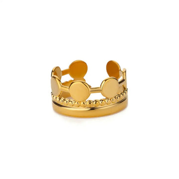 Fashion Multilayer Crown Ring