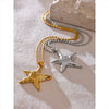 Starfish Pendant Rust Resistant Necklace