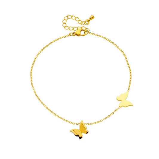 New Trendy Butterfly Charm Anklet