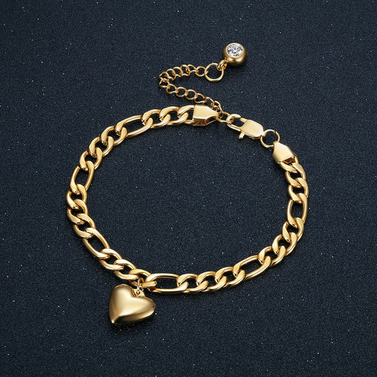 Figaro Link Fashion Anklet