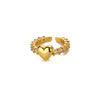 Zircon Small Heart Ring