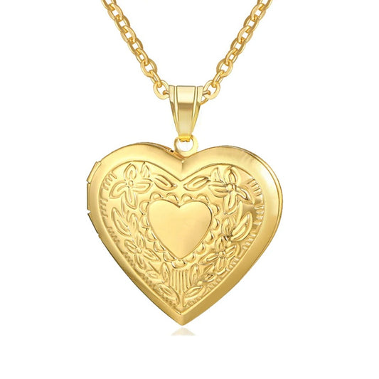 Romantic Heart Pendant Necklace