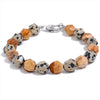 Natural Stone 100% Spotted Beads Handmade Bracelet