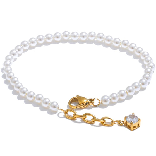 High Quality Simulated Pearls Beads Bracelet