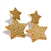 Pentagram Star Dangle Earring