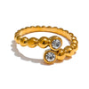 New fashion Zircon Adjustable Open Ring