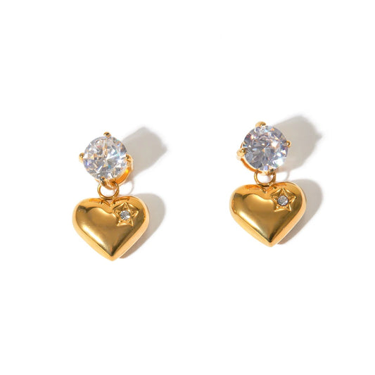 Youthway Charm Heart Dangle Earring