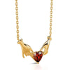 Collier en strass rouge Creative Hands