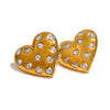 2024 Waterproof Fashion Zirconia Heart Earring