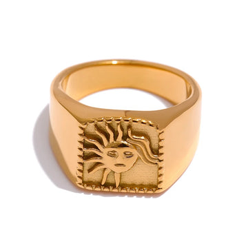 Sun Abstract Ring