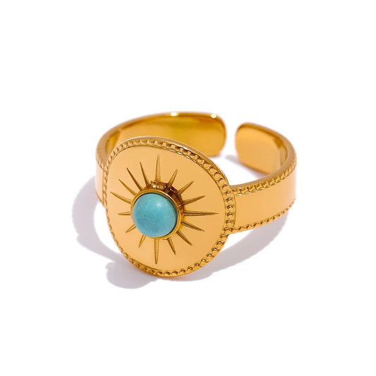 Sun Stone High Quality Ring