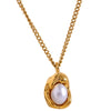 Charm Chic Imitation Pearl Drop Pendant Necklace