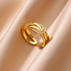 Fashion Zircon Infinity Symbol Ring