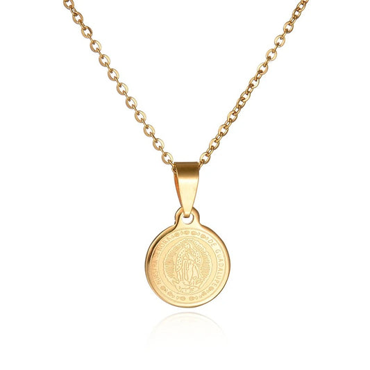 Virgin Girl Medal Necklace