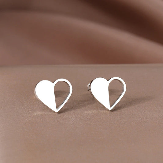 Romantic Exquisite Heart Pendant Korean Earring