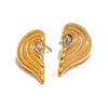 Big Promotion Trendy Cz Stripe Stud Earring