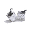 High Quality Metal Square Hollow Cast Earring