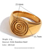 Swirl Ripple Ring