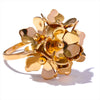 Stereoscopic Flower Adjustable Ring