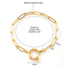 Waved Cross Chain Fashionable Bracelet