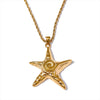 Starfish Pendant Rust Resistant Necklace