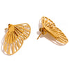 Kreative 18 Karat Gold Schmetterling Chic Fashion Ohrstecker