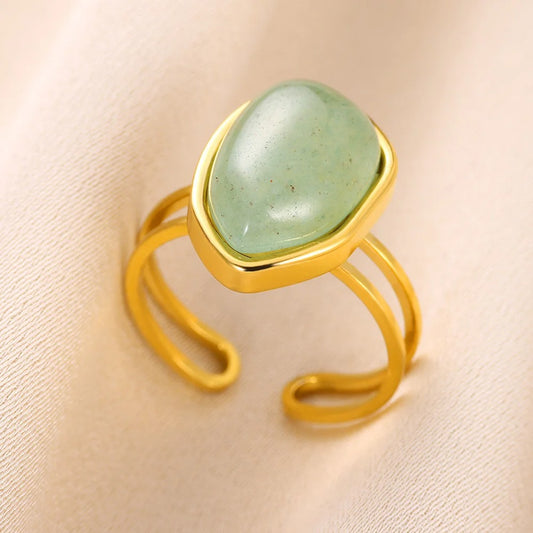 Vintage Fashion Natural Stone Ring