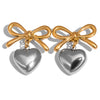 French Style Elegant Heart Shaped Pendant Earring