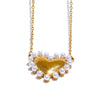 Elegant Imitation Pearls Heart Love Popular Necklace