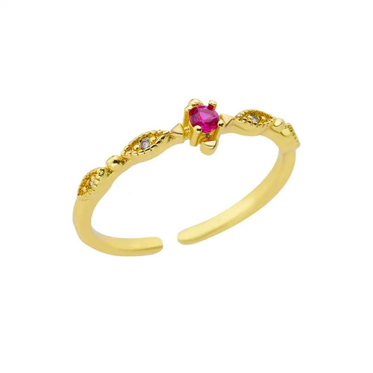 Bling Classic Zirconia Aesthetic Ring