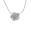 Stereoscopic Flower Pendant Necklace