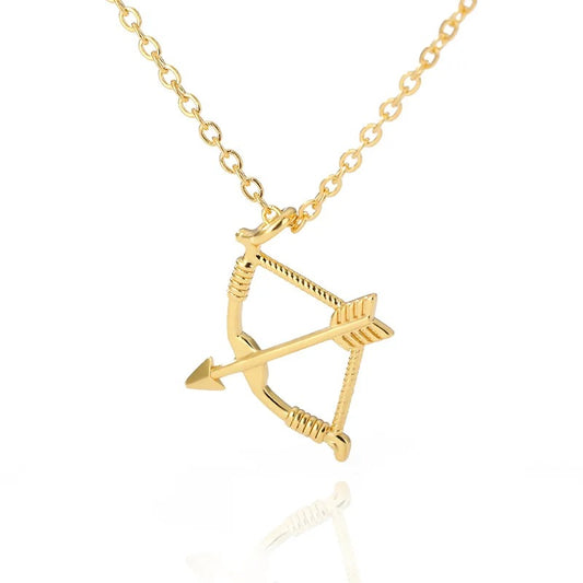 Bow & Arrow Pendant Necklace