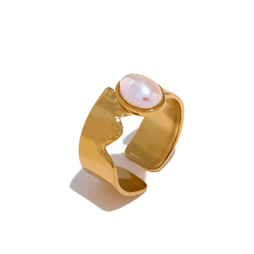 Exquisite Imitation Stone Creative Minimalist Ring