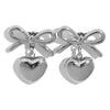 French Style Elegant Heart Shaped Pendant Earring